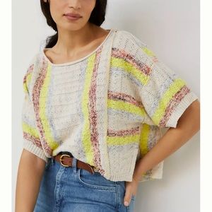 Anthropologie Pilcro Beachside Sweater Tee